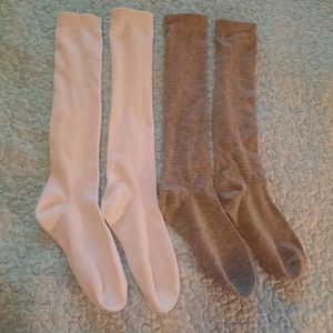 2 knee-high socks